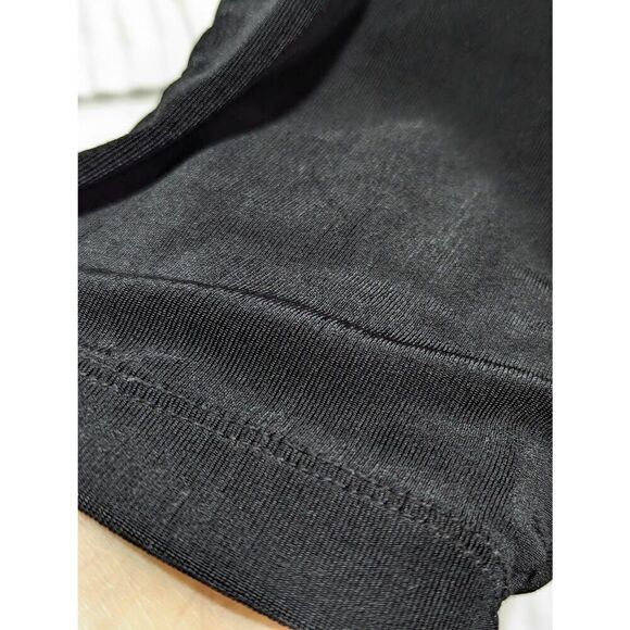 Chico's Traveler 3 Black Short Sleeve Jersey Knit Top - Picture 4 of 5